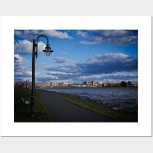 View of Bathurst City, New-Brunswick Canada V1 Posters and Art